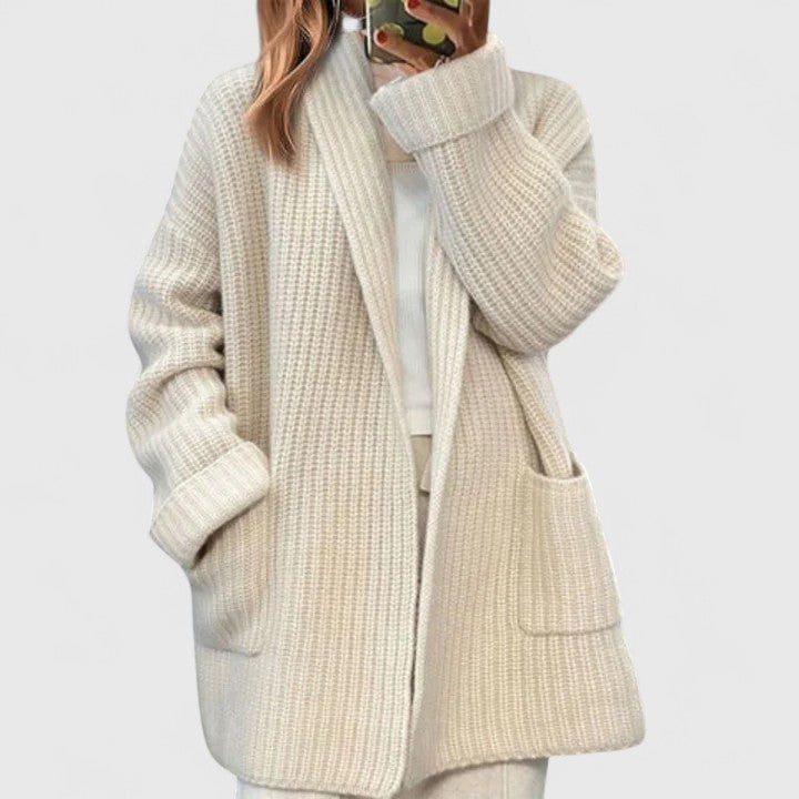 Cardigan Long Chic en Maille Douce