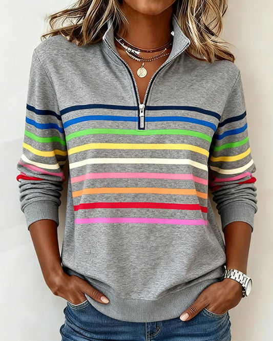 Pull casual avec un grand confort de port et un style coloré