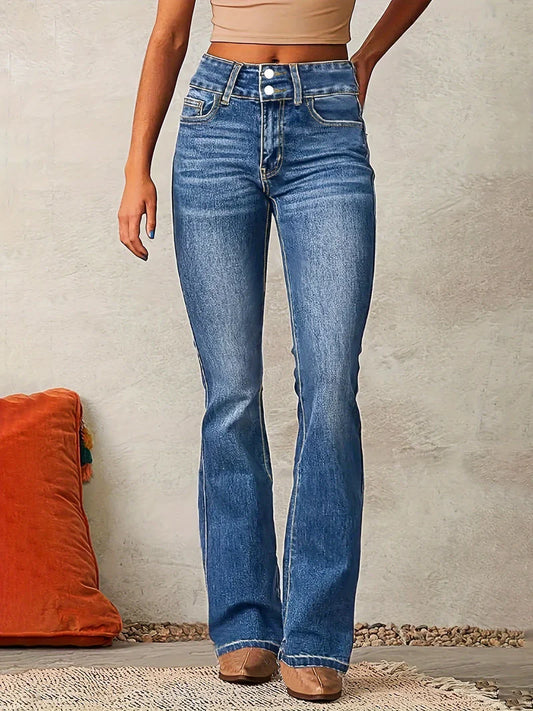 Jean Bootcut Taille Haute